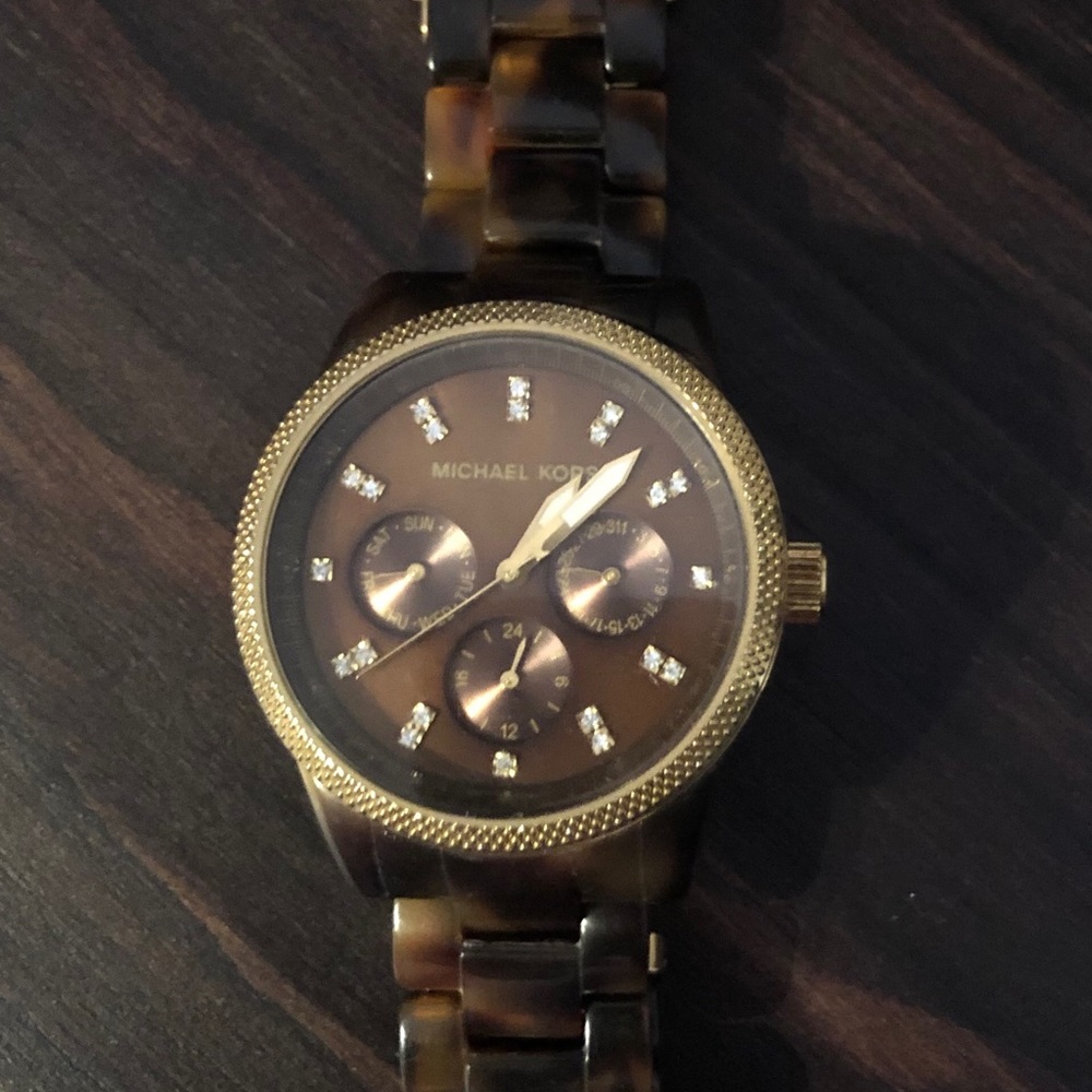 Michael Kors 5038 Tortoise Jet Set Watch